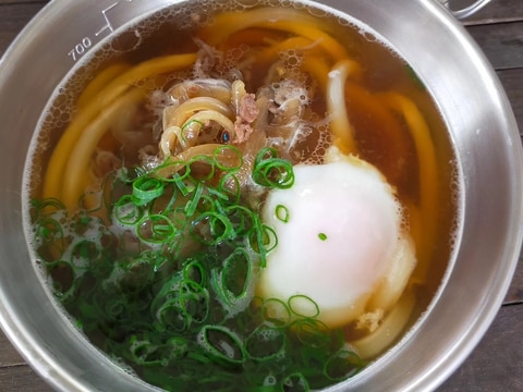 牛丼の具リメイクの簡単肉うどん